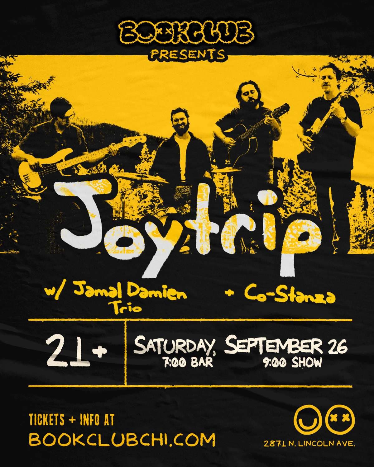 Joytrip + Jamal Damien Trio + Co-Stanza