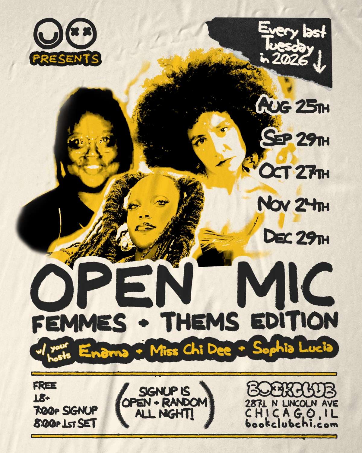Open Mic: Femmes + Thems Edition 002