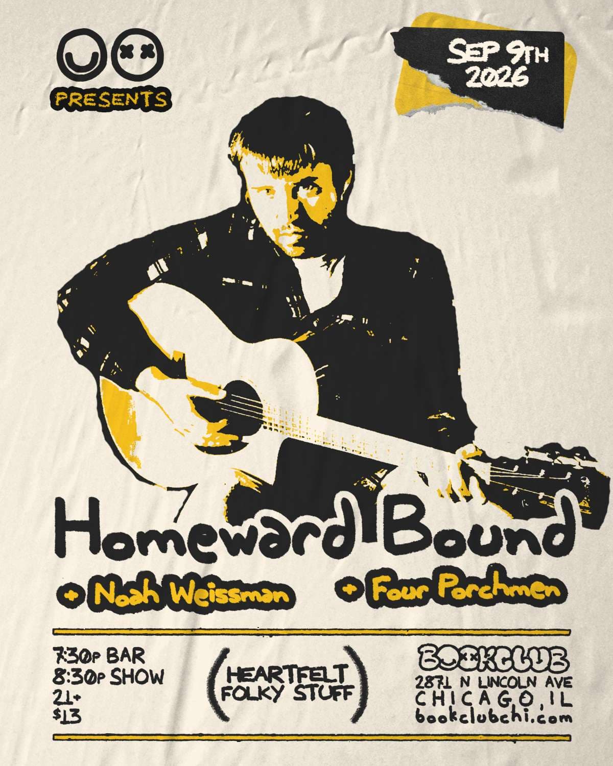 Homeward Bound + Noah Weissman + Four Porchmen