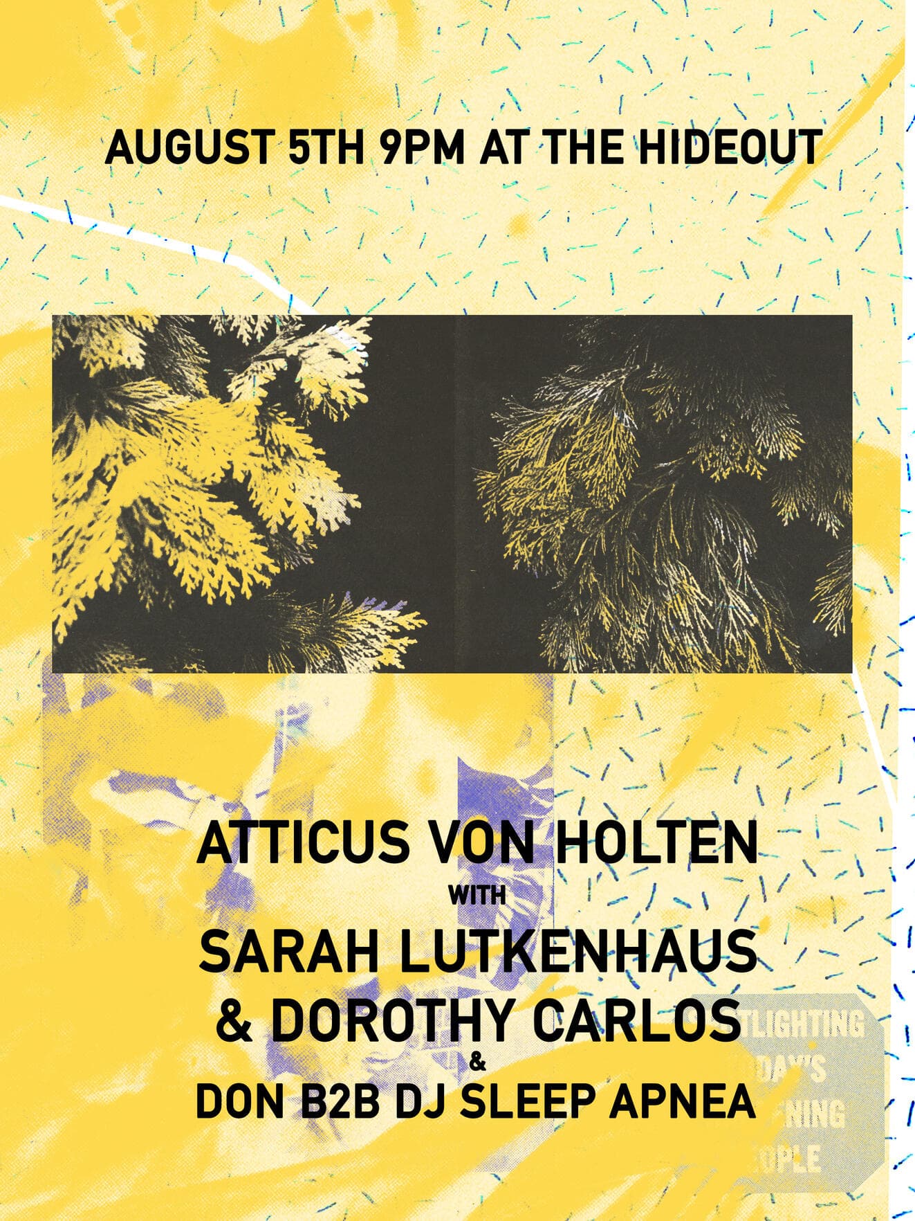 Atticus Von Holten, Sarah Lutkenhaus & Dorothy Carlos, Don B2B DJ Sleep Apnea