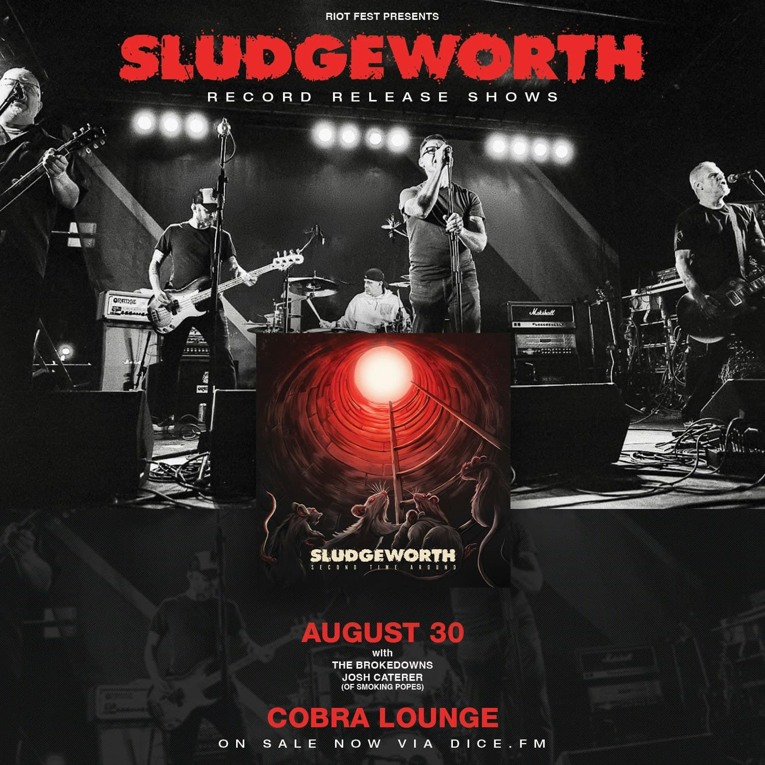 Sludgeworth / The Brokedowns / Josh Caterer