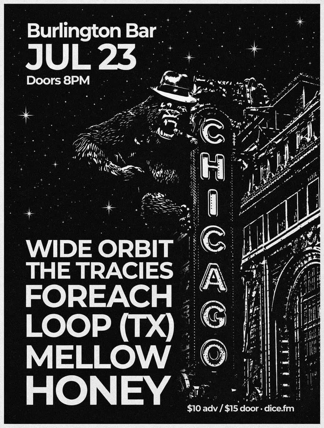 Wide Orbit // The Tracies // For Each Loop // Mellow Honey