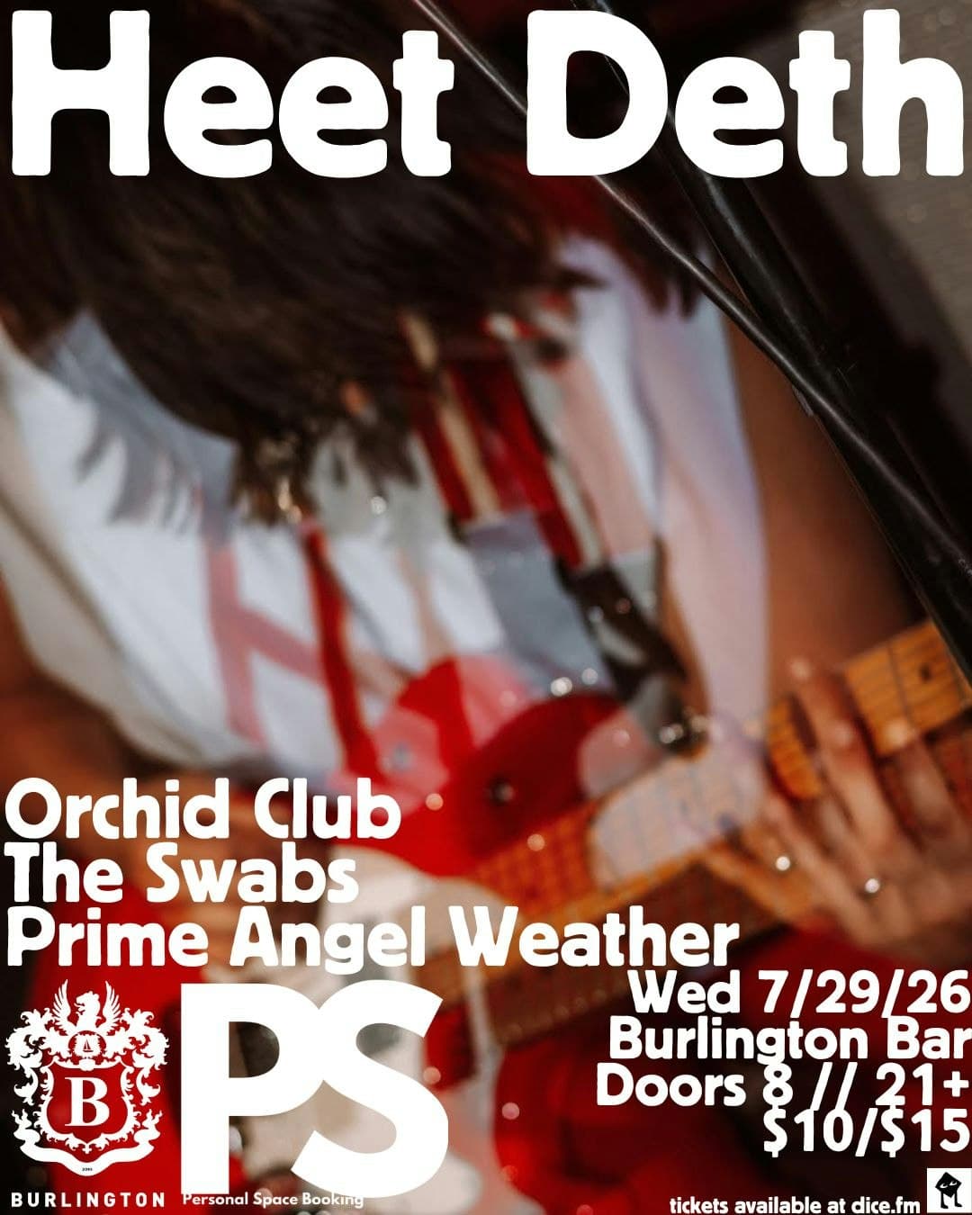 Heet Deth // Orchid Club // The Swabs // Prime Angel Weather