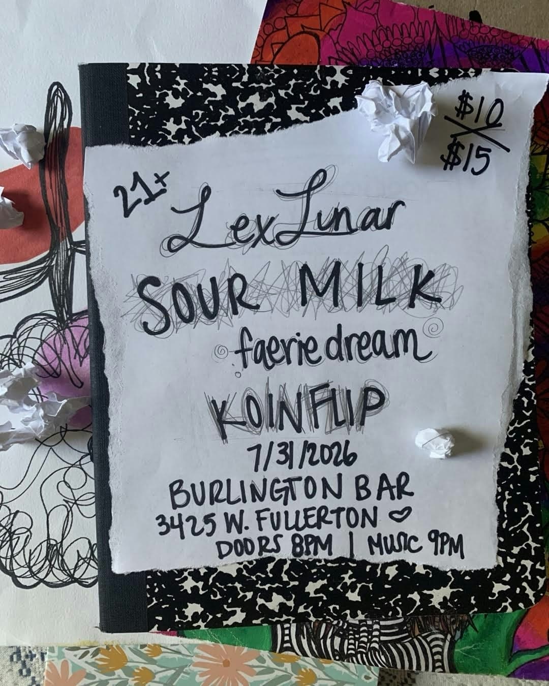 Lex Lunar // Sour Milk // Faerie Dream // Koinflip