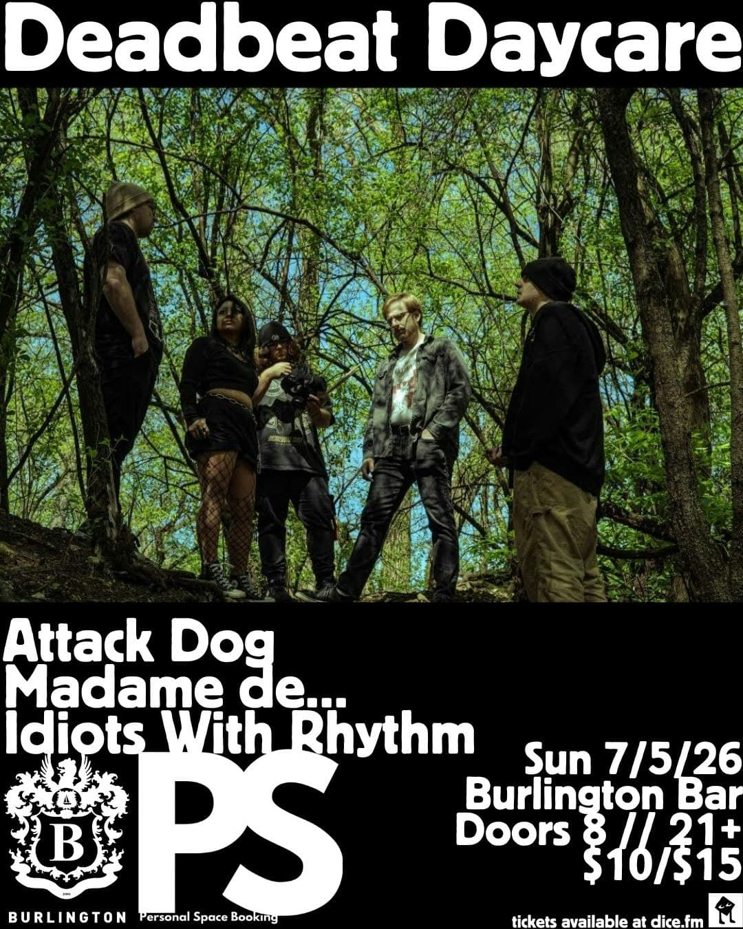 Deadbeat Daycare // Attack Dog // Madame de... // Idiots With Rhythm