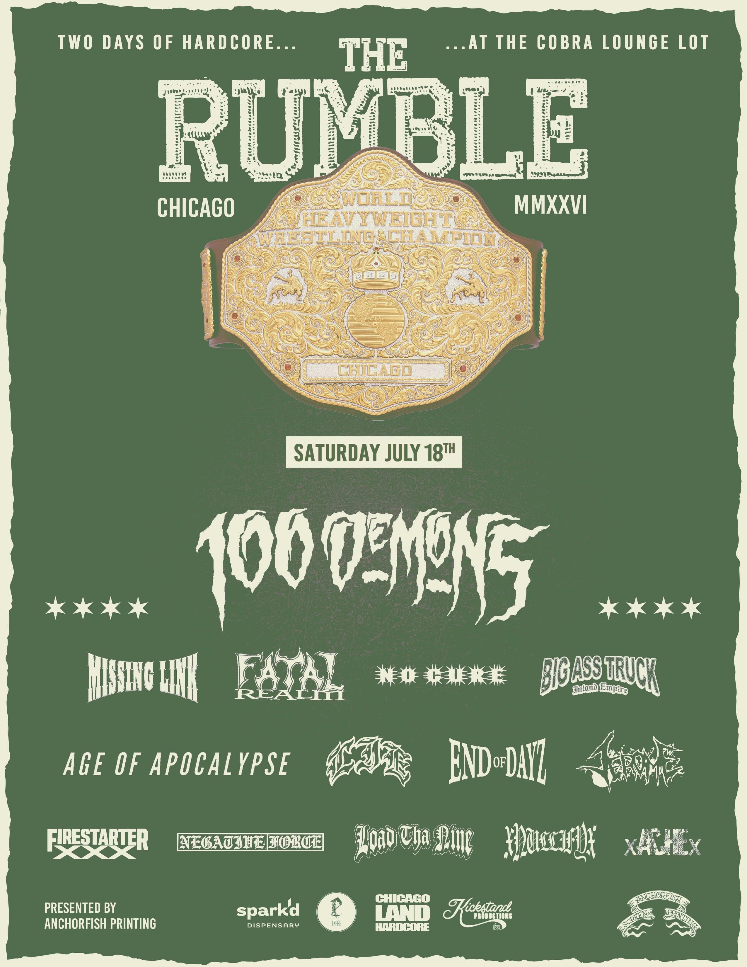 The Rumble 2026 Day 2 Saturday Pass