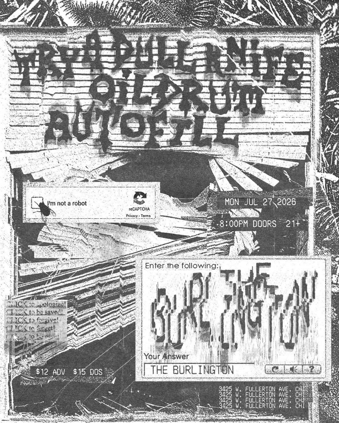 Try A Dull Knife // Oildrum // Autofill