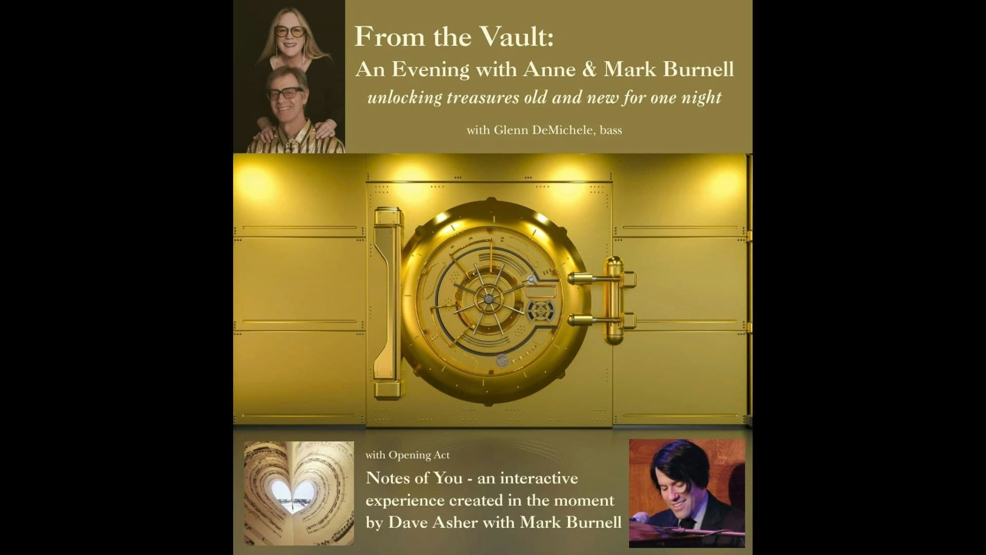 From the Vault: An evening with Anne & Mark Burnell | Notes of You: Dave Asher