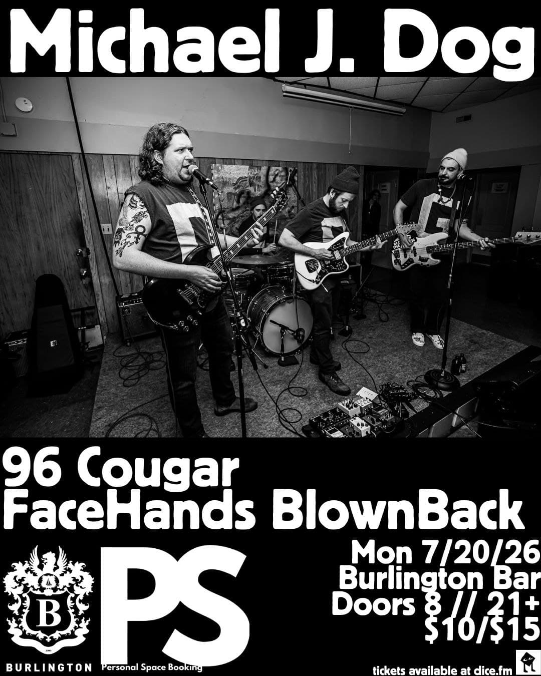 Michael J. Dog // 96 Cougar // FaceHands BlownBack