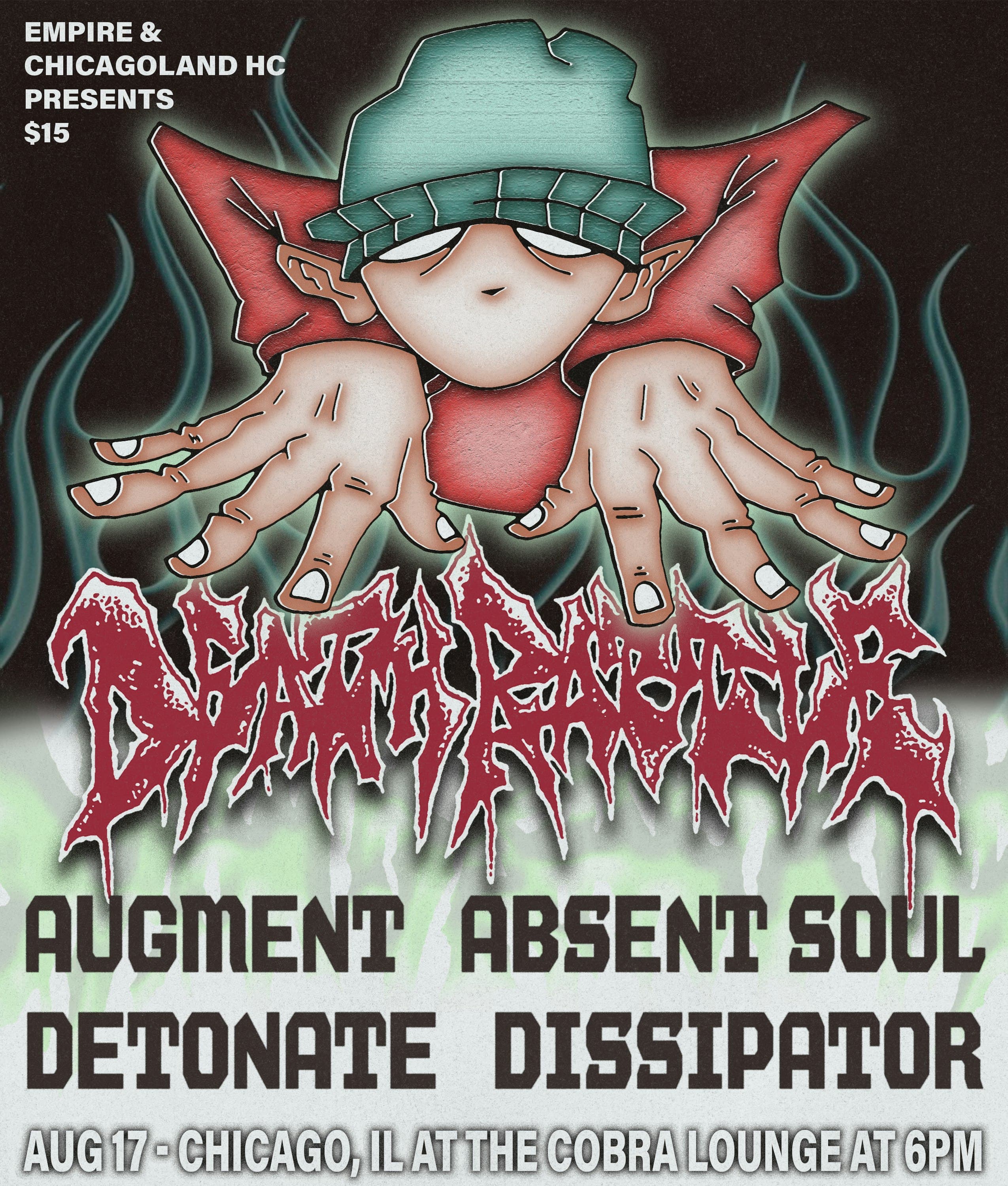 Death Rattle / Augment / Absent Soul / Detonate / Dissipator