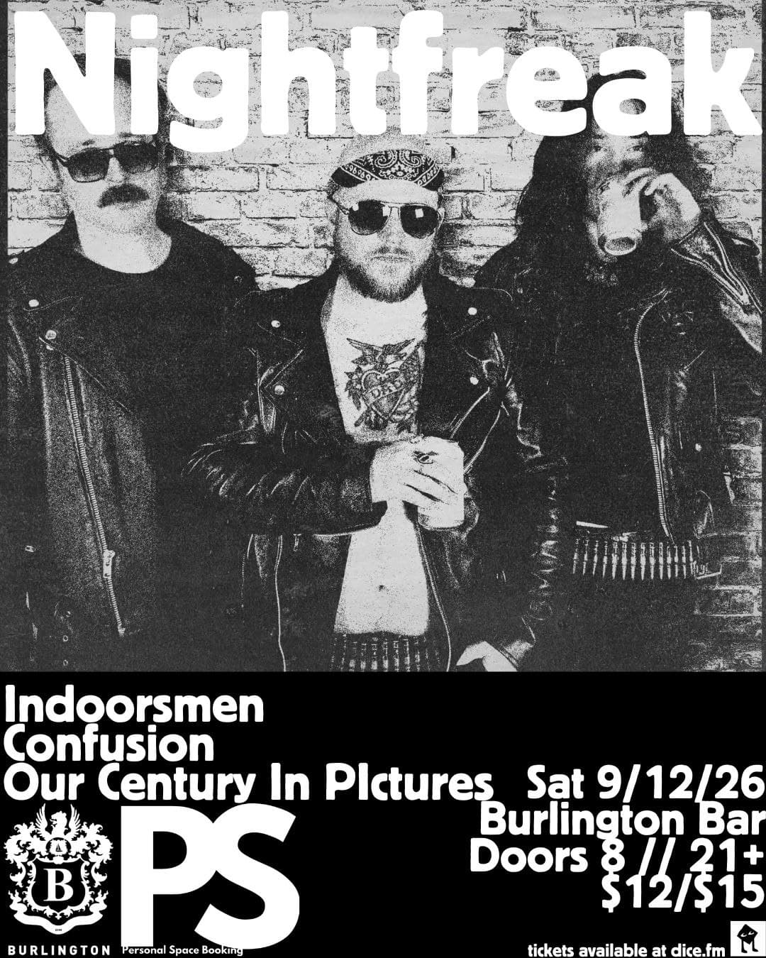 Nightfreak // Indoorsmen // Confusion // Our Century In Pictures