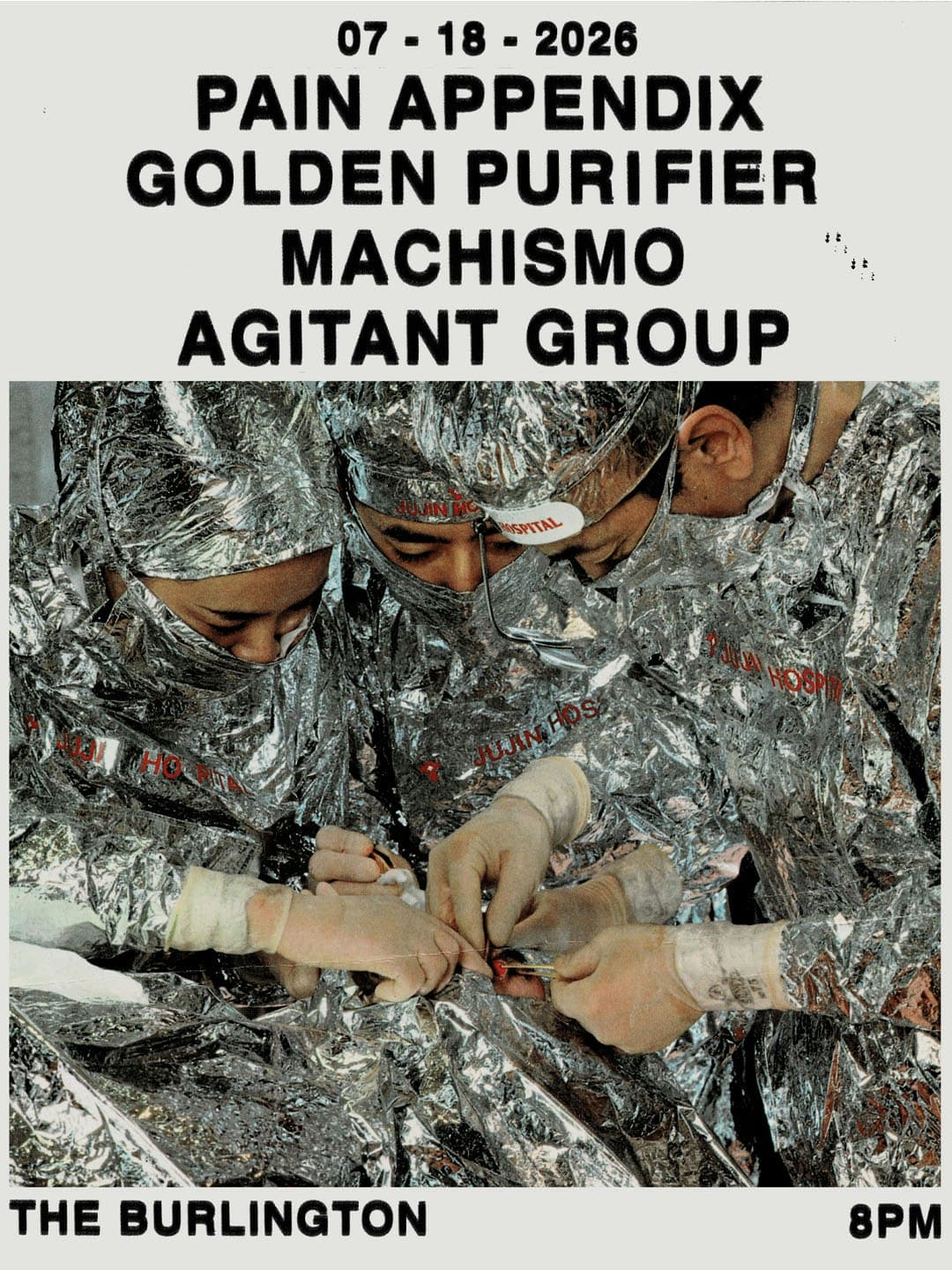 Pain Appendix // Golden Purifier // Machismo // Agitant Group