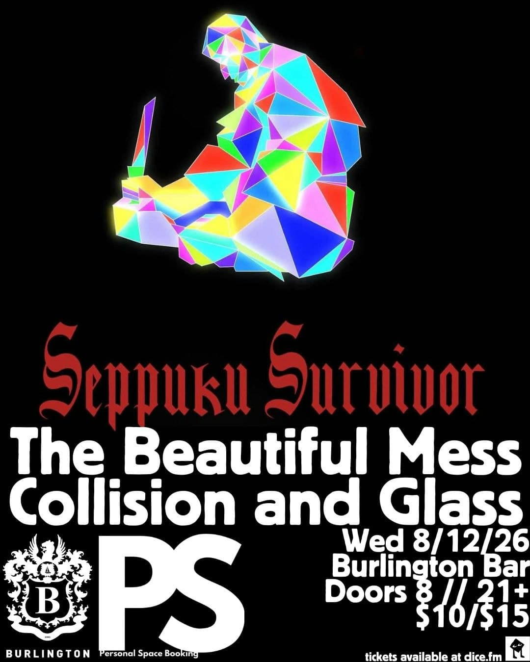 Seppuku Survivor // The Beautiful Mess // Collision and Glass