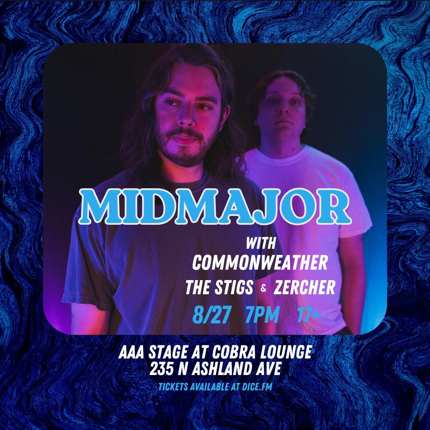 Commonweather / Midmajor / The Stigs / Zercher