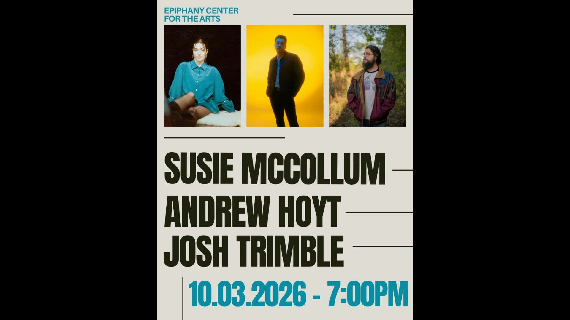 Susie McCollum / Andrew Hoyt / Josh Trimble