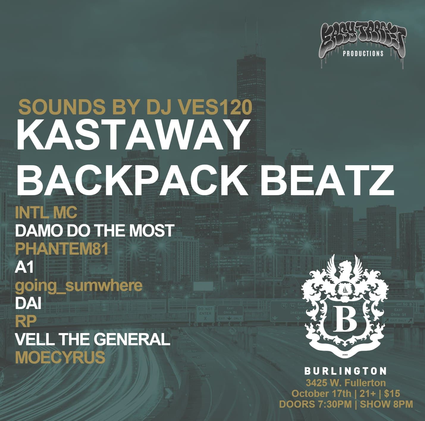KASTAWAY x BACKPACK BEATZ & Friends (with sounds By VES120