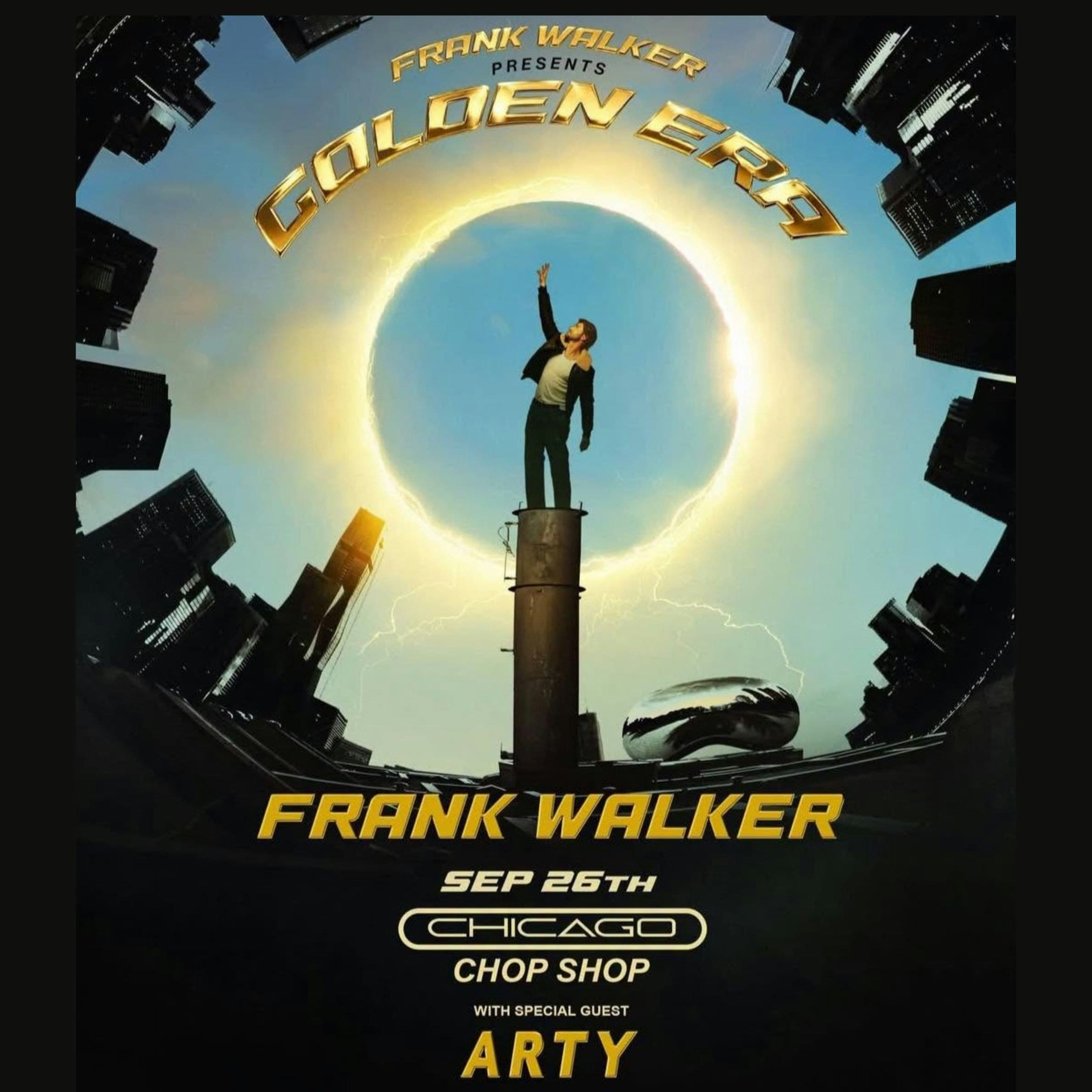 Frank Walker presents Golden Era with special guest ARTY