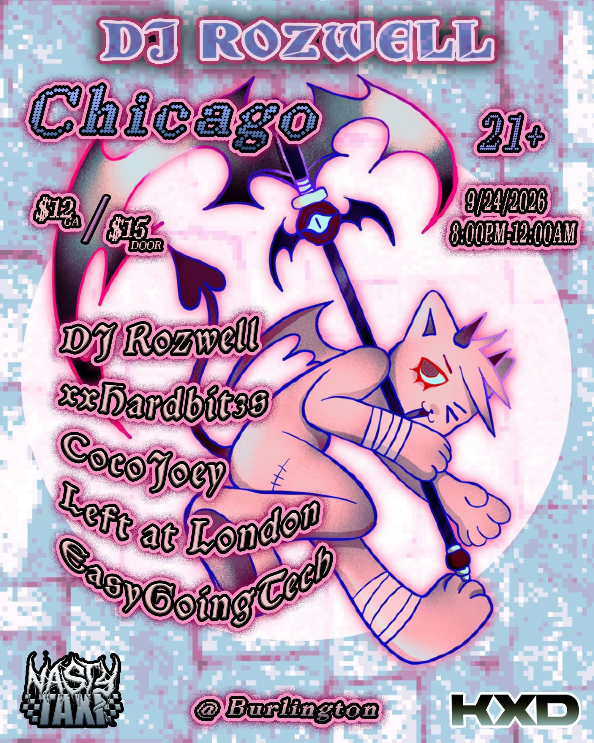 DJ Rozwell // XXhardbit3s // Cocojoey // Left at London // easygoingtech