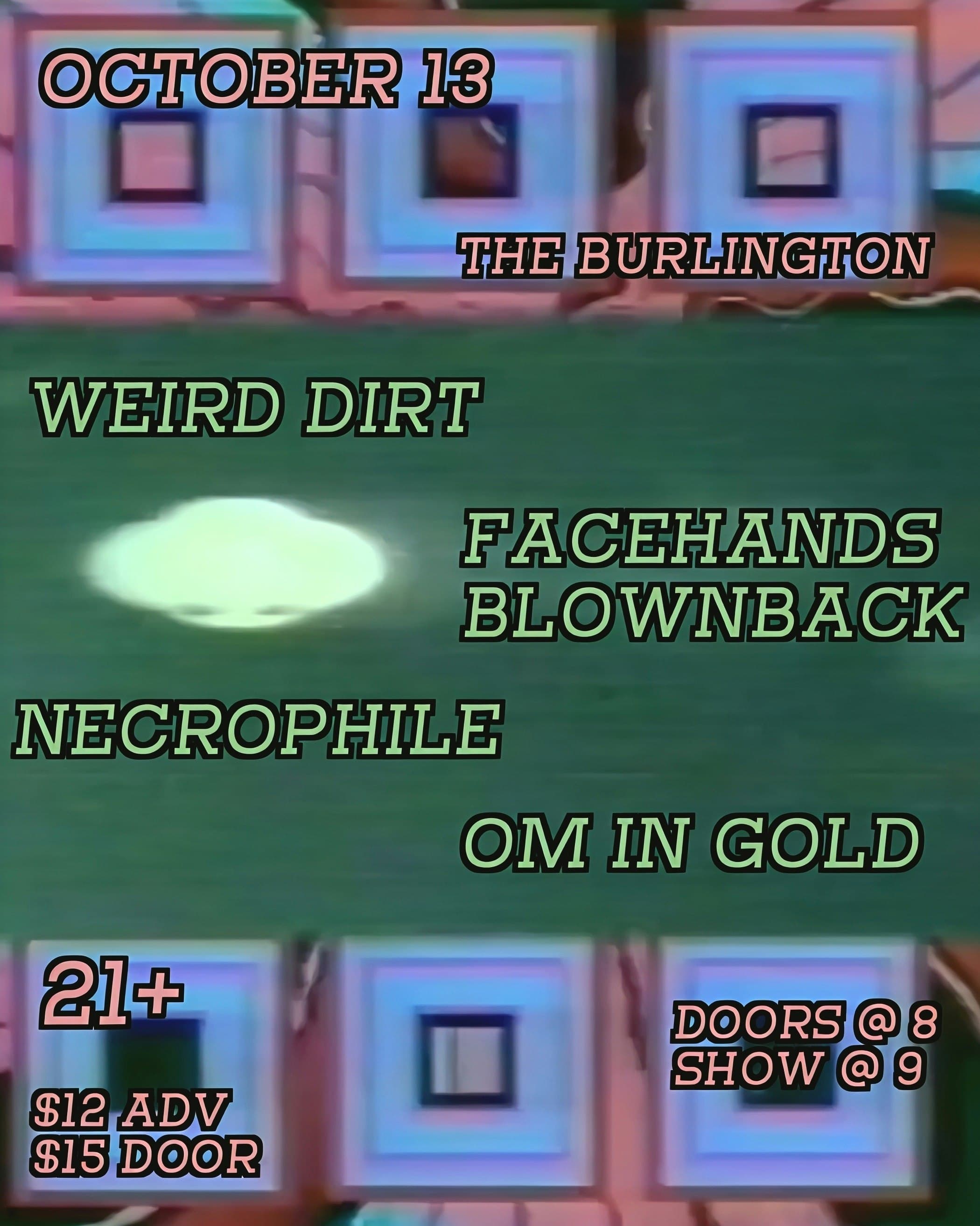 Weird Dirt // FACEHANDS BLOWNBACK // Necrophile // Om In Gold