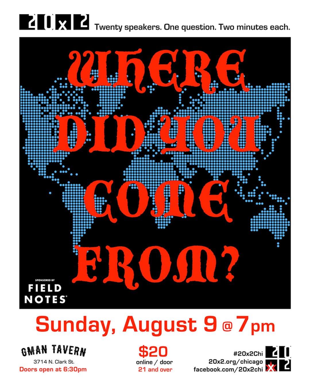 20×2 Chicago: Where Did You Come From?