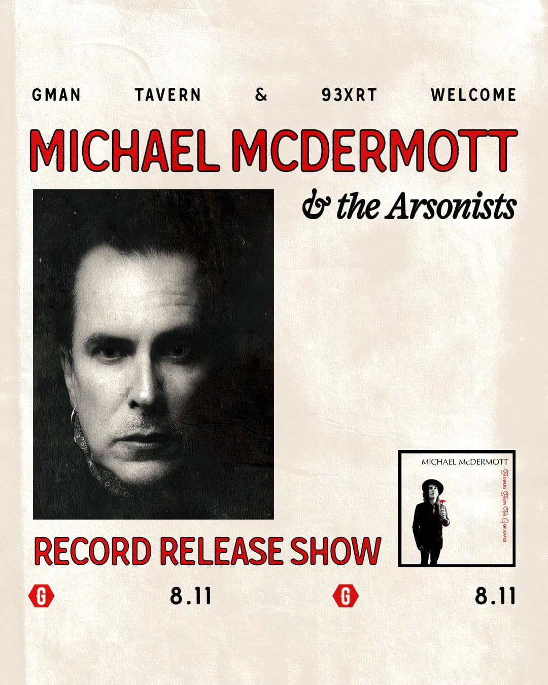 Michael McDermott & The Arsonists (Record Release Show)