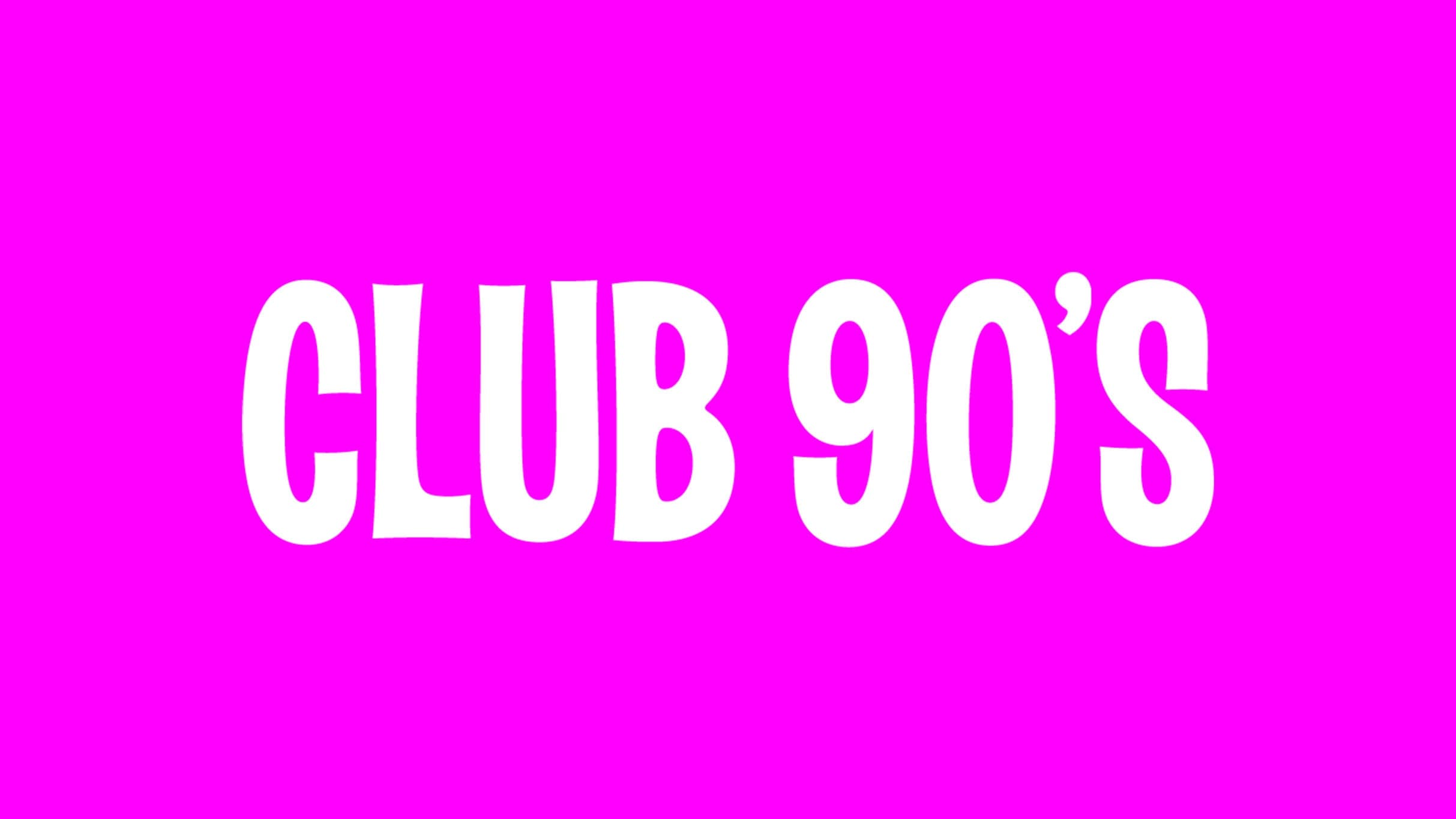 Club 90s Present MJ Night