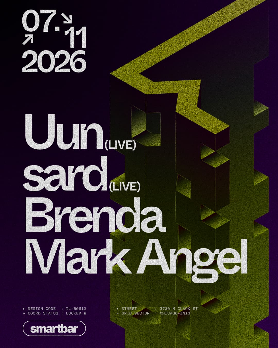 Uun (Live) * sard (Live) * Brenda * Mark Angel