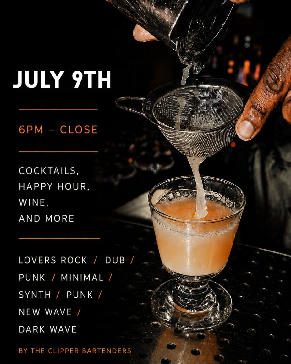 Selections by the Clipper Bartenders
