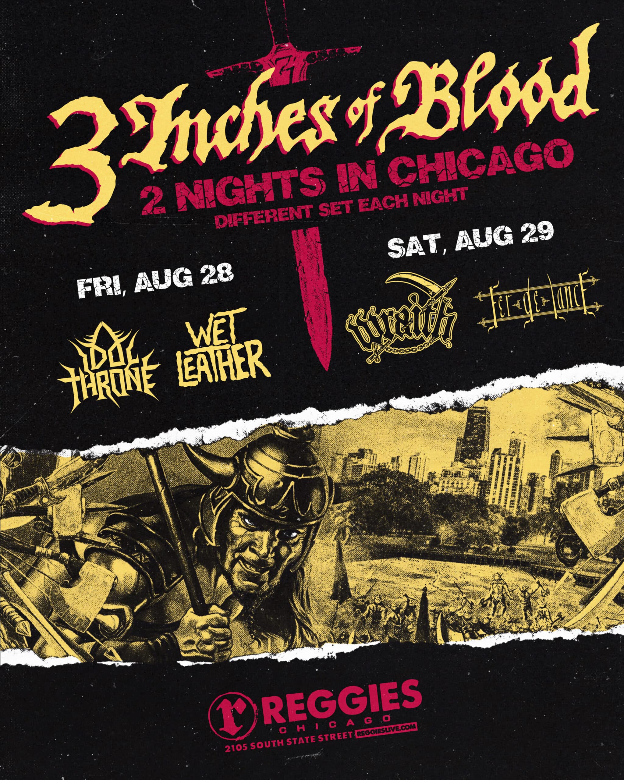 3 INCHES OF BLOOD