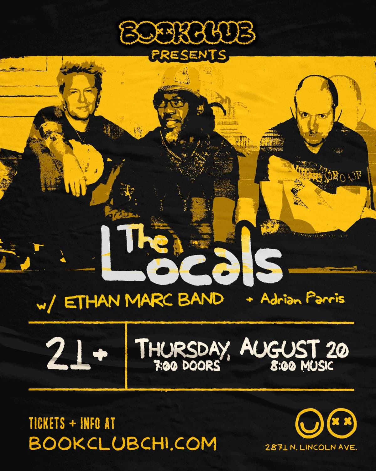 The Locals + ETHAN MARC BAND + Adrian Parris