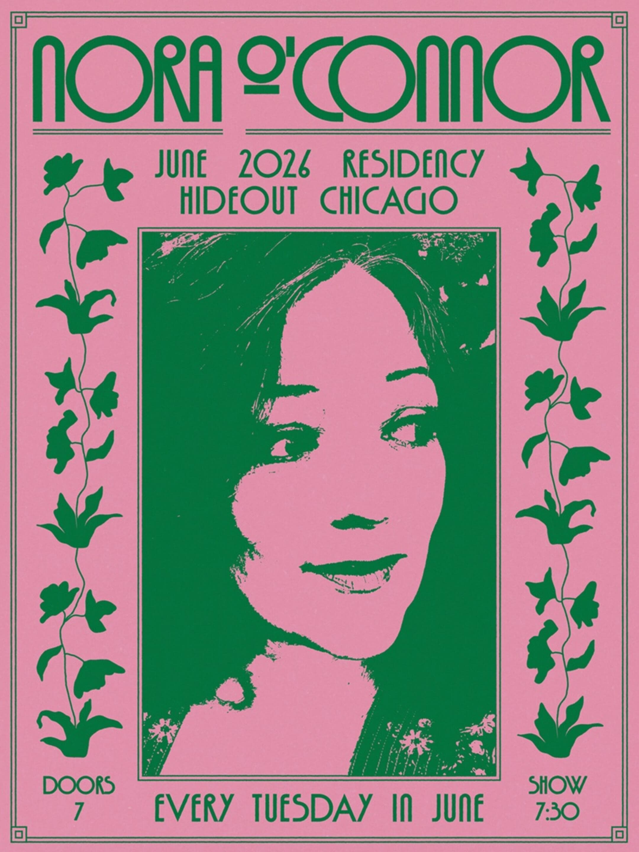 A weekly residency w/ Nora O'Connor