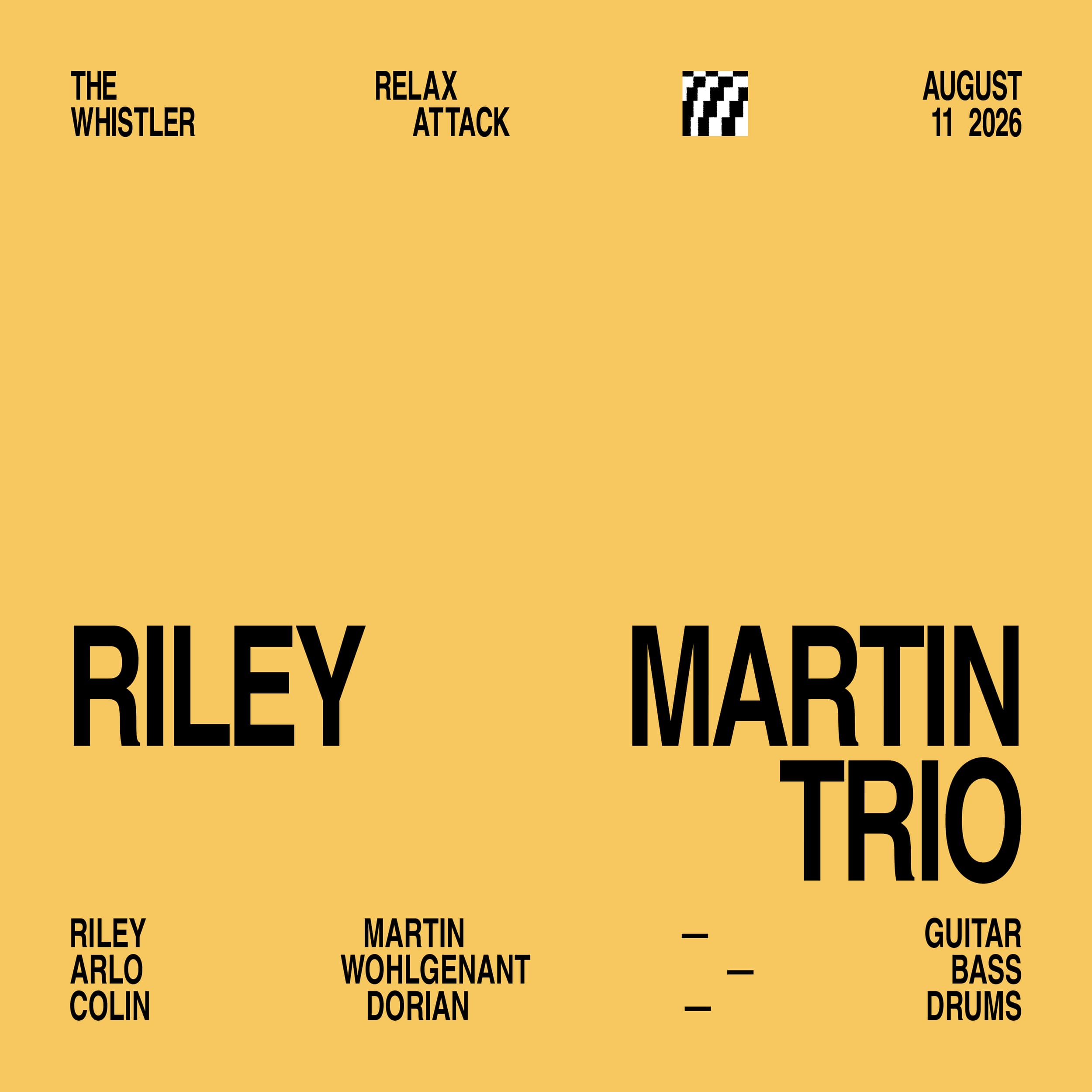 Relax Attack Jazz Series: Riley Martin Trio