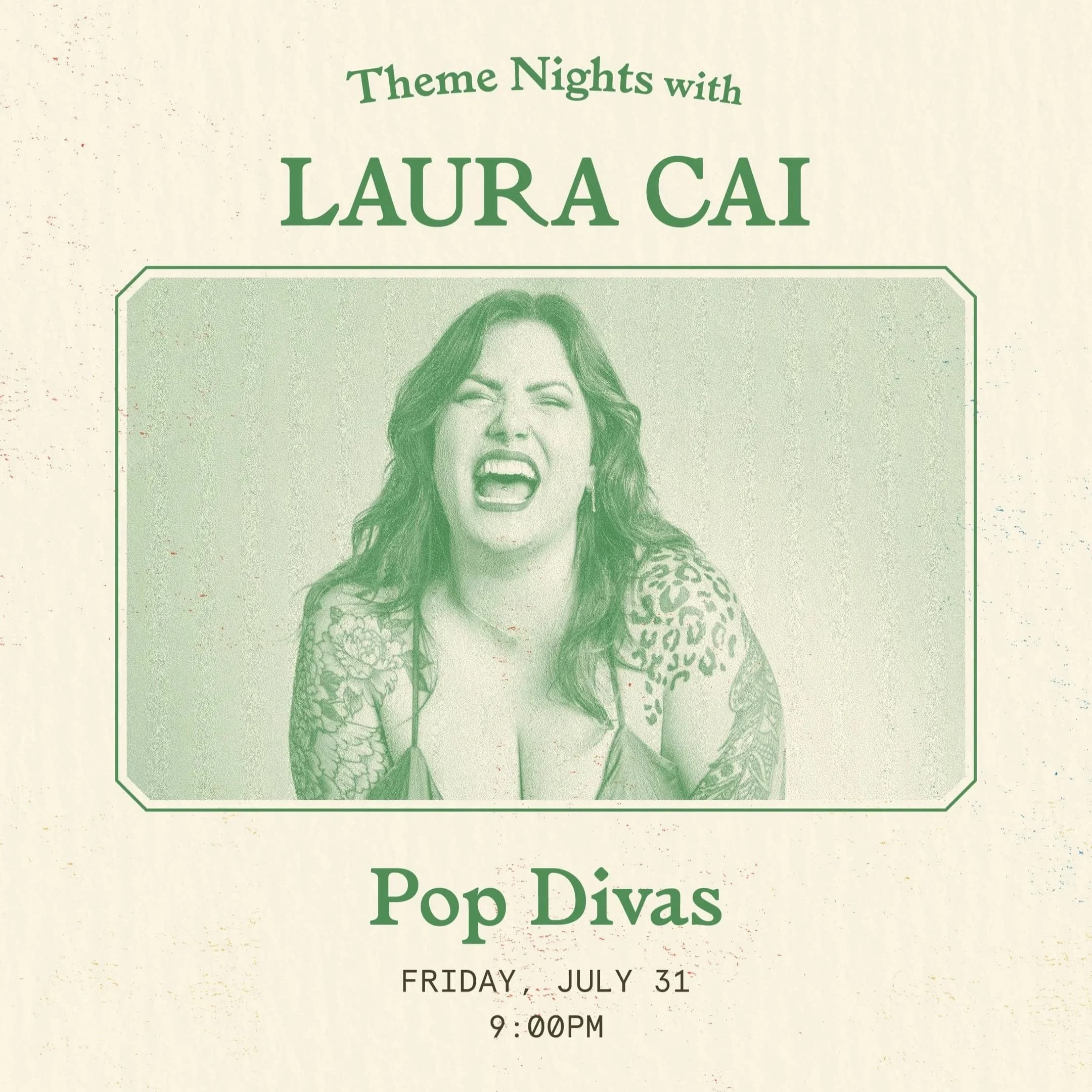 Theme Nights with Laura Cai - Pop Divas
