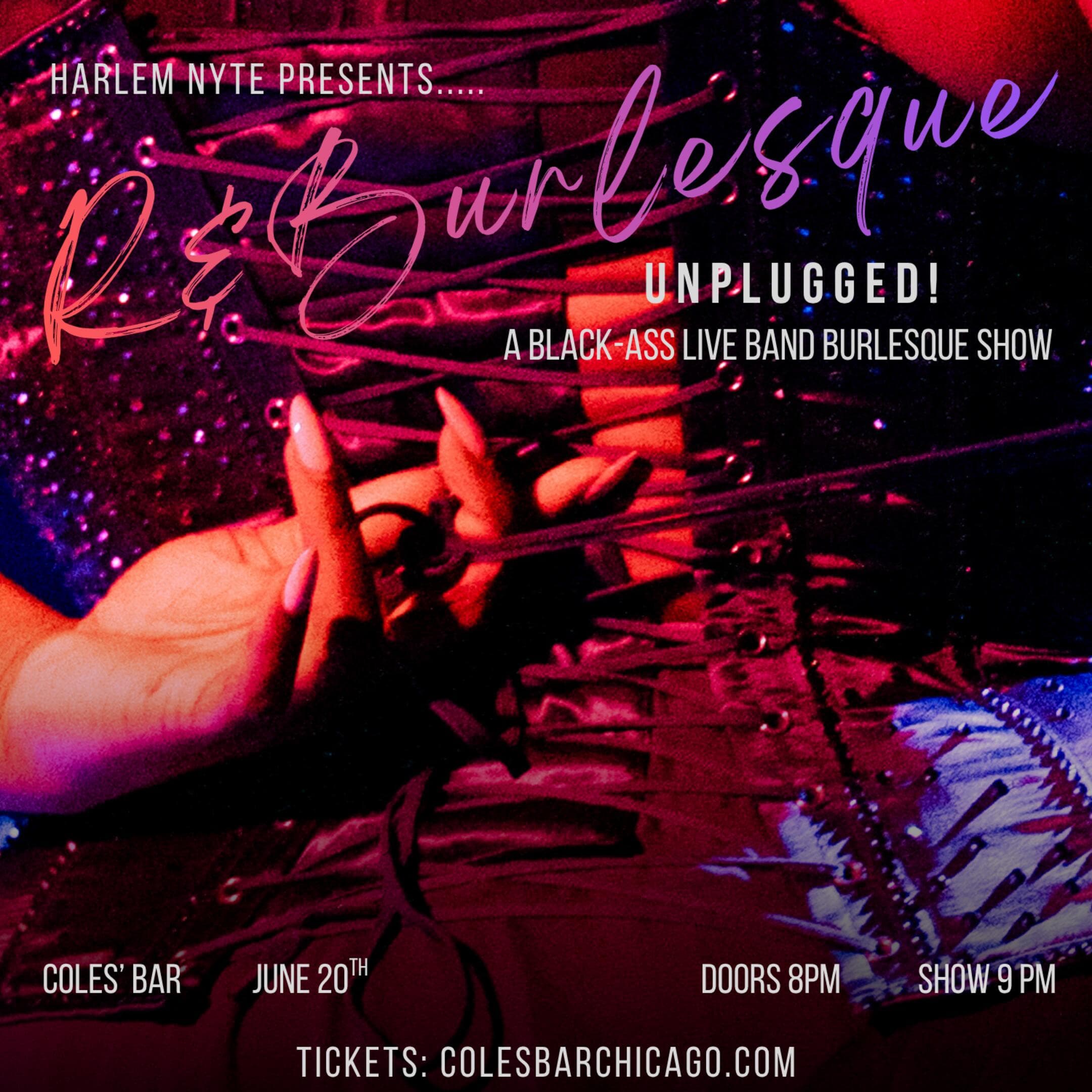 R&Burlesque UNPLUGGED! - A Black Ass Live Band Show