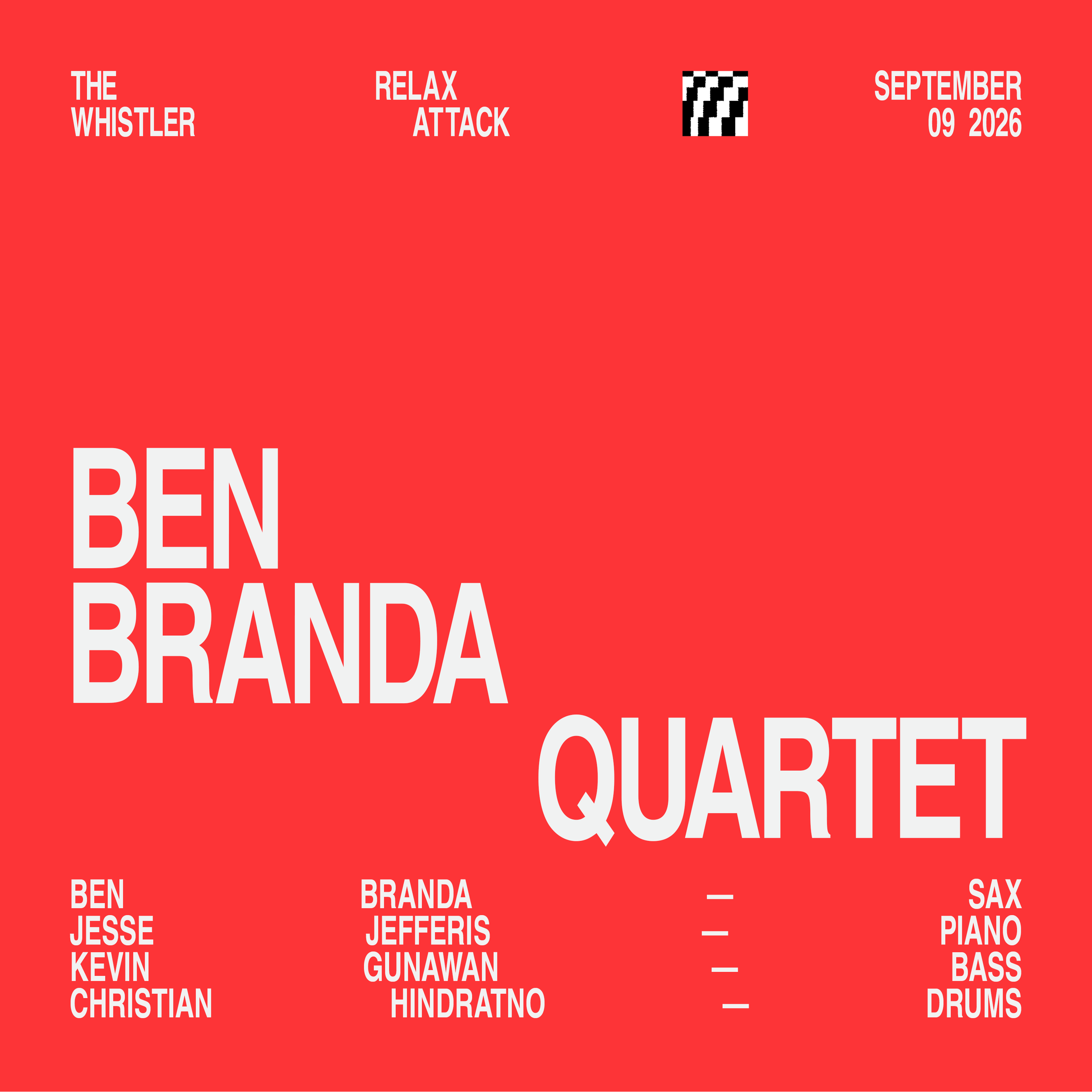 Relax Attack Jazz Series: Ben Branda Quartet