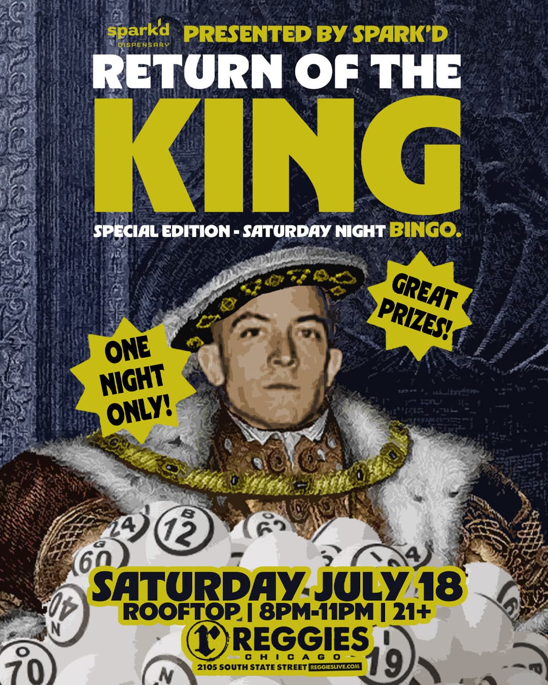 Saturday Night Bingo! Return Of The King