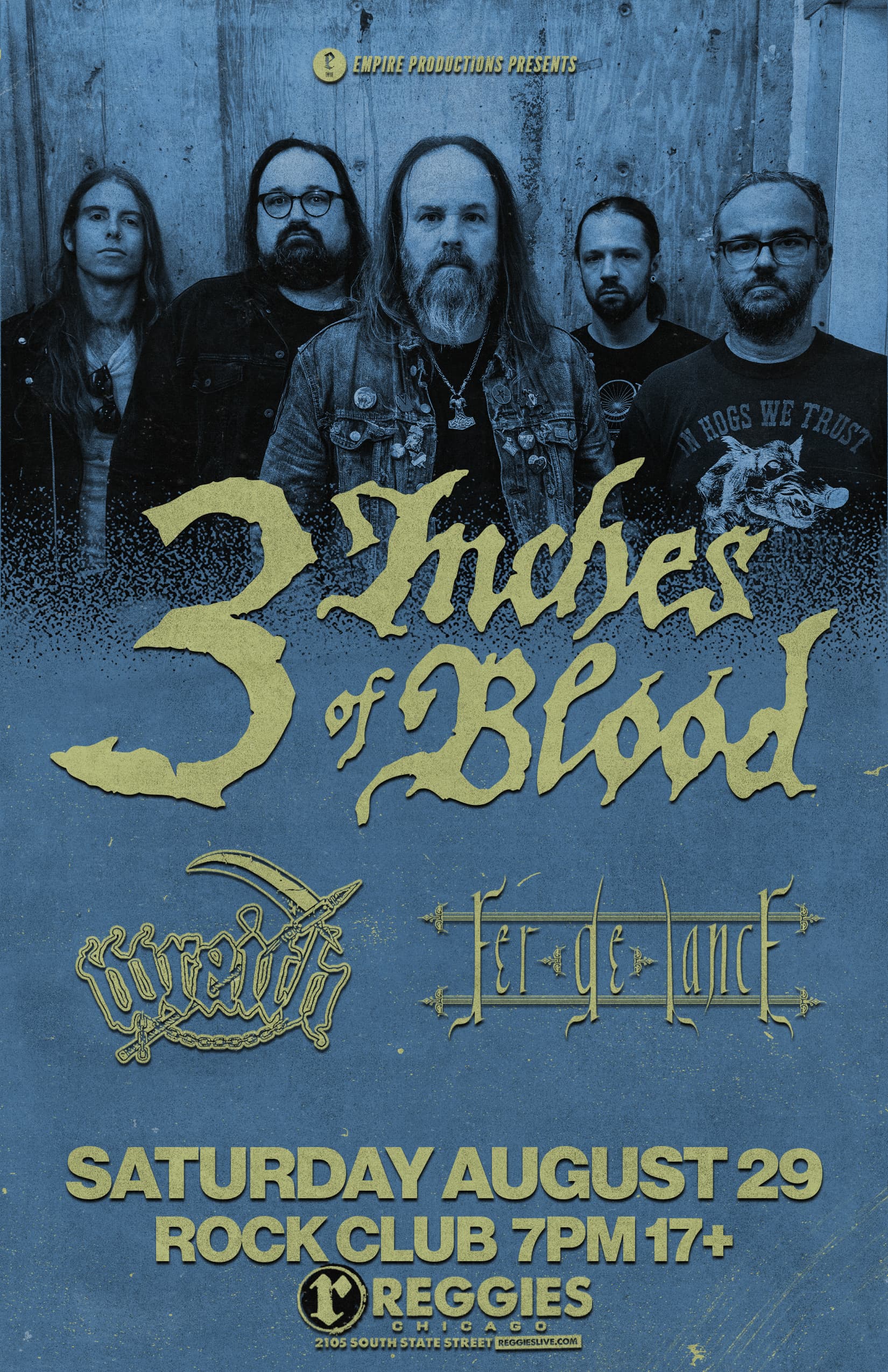 3 INCHES OF BLOOD