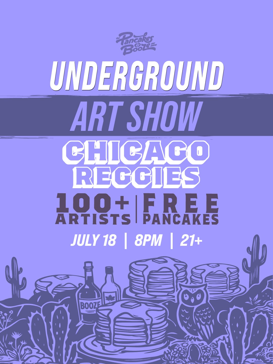 PANCAKES AND BOOZE ART SHOW